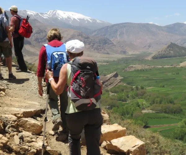 Ait Bouguemez valley Morocco hike