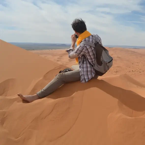 Morocco desert trekking